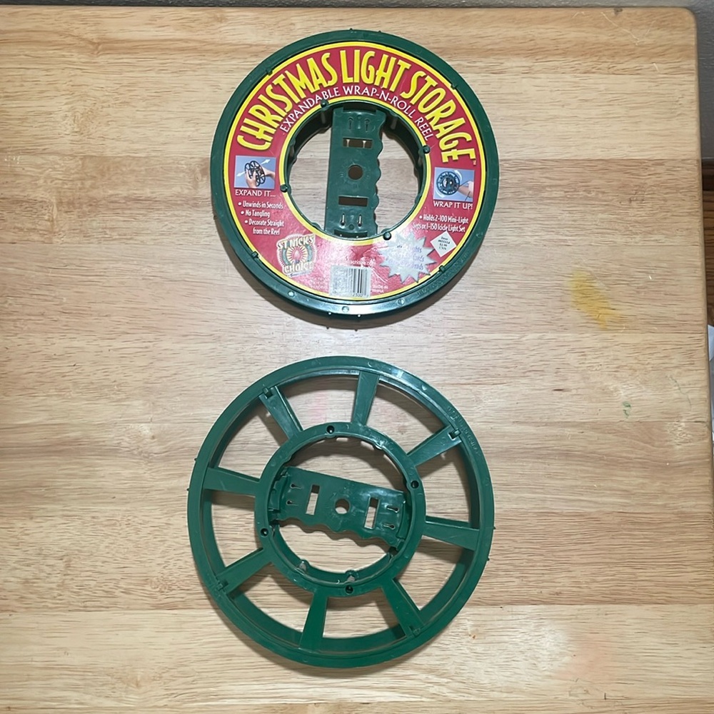 Christmas Light Storage. Reel